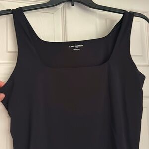 Lane Bryant Black Tight Stretch Tank Top